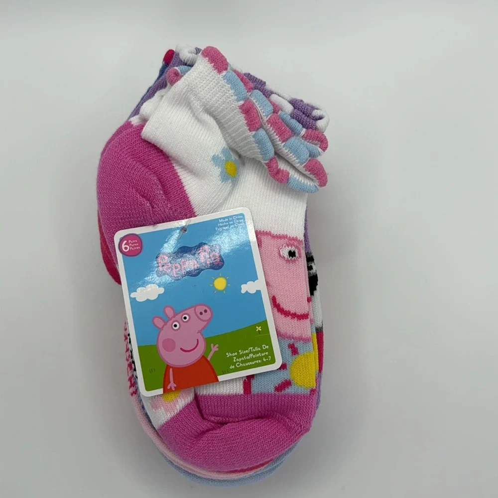 Peppa Pig Toddler Socks Size: 4-7